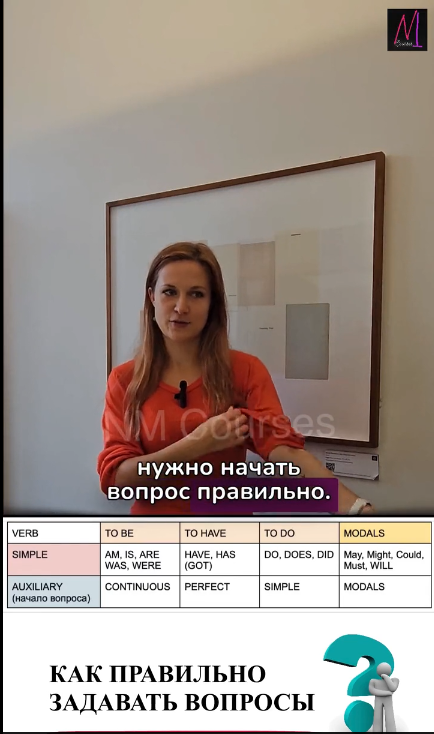 как задавать вопросы в английском - урок из курса