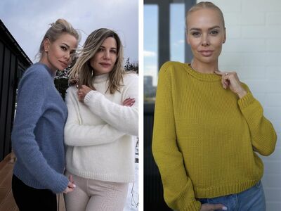 Angora sweater
